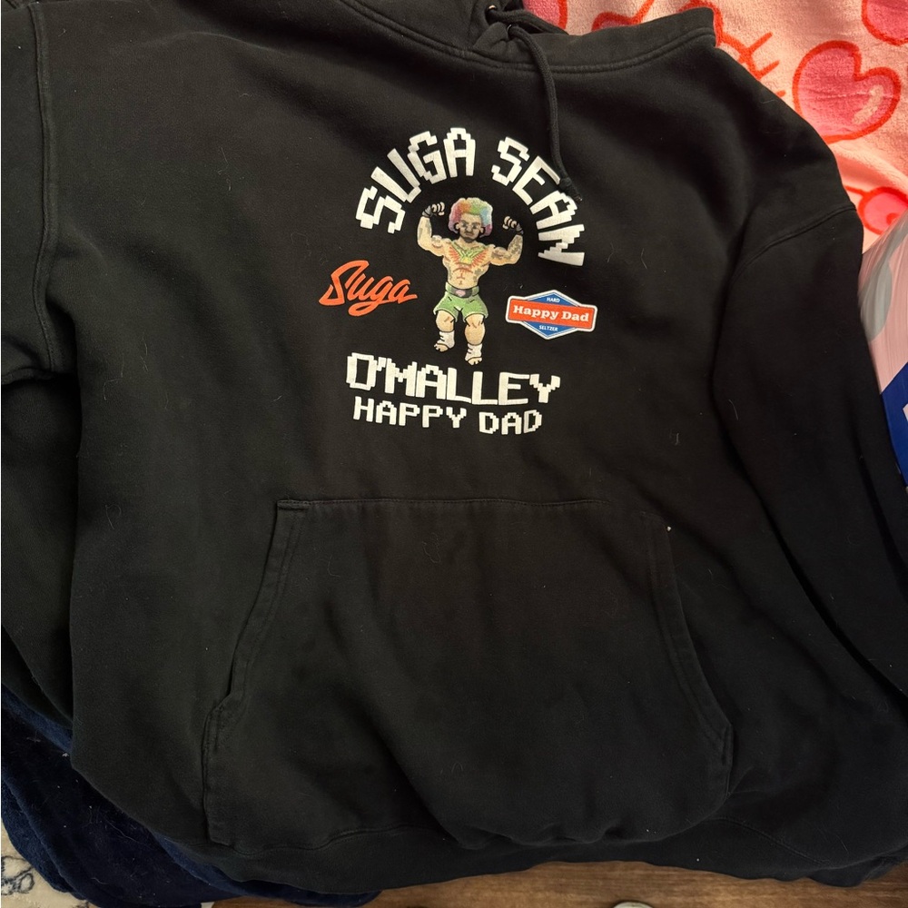 Happy Dad Suga Sean black hoodie